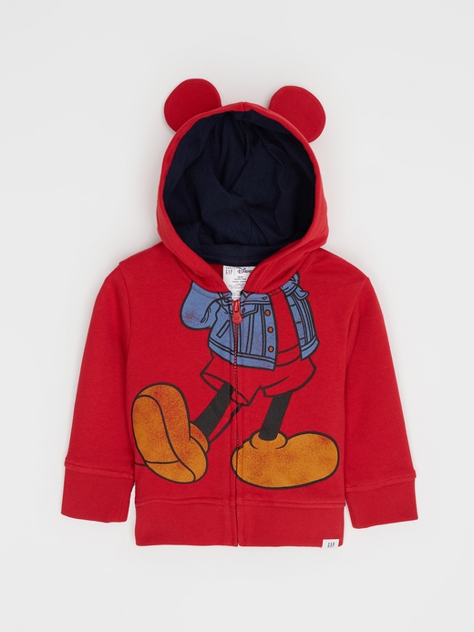 Slika za babyGap | Disney Miki Miška jopica s kapuco s potiskom za malčke od Gap