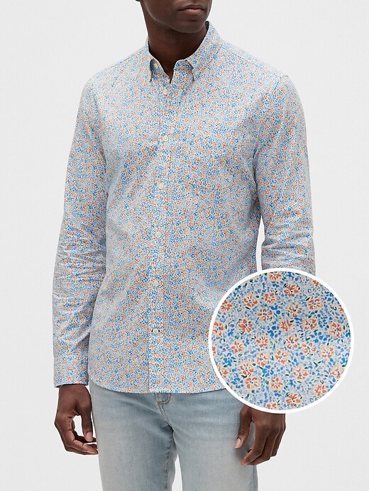 talbots slub jersey tee