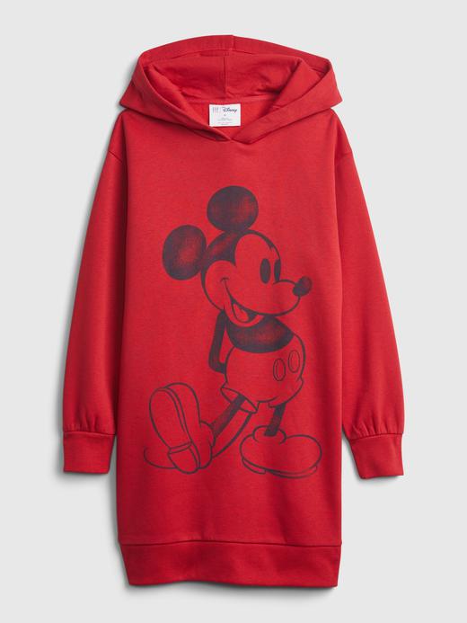 Slika za GapKids | Disney Miki Miška obleka z dolgimi rokavi s kapuco za deklice od Gap