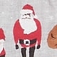 Rdeča - family matching Santa print